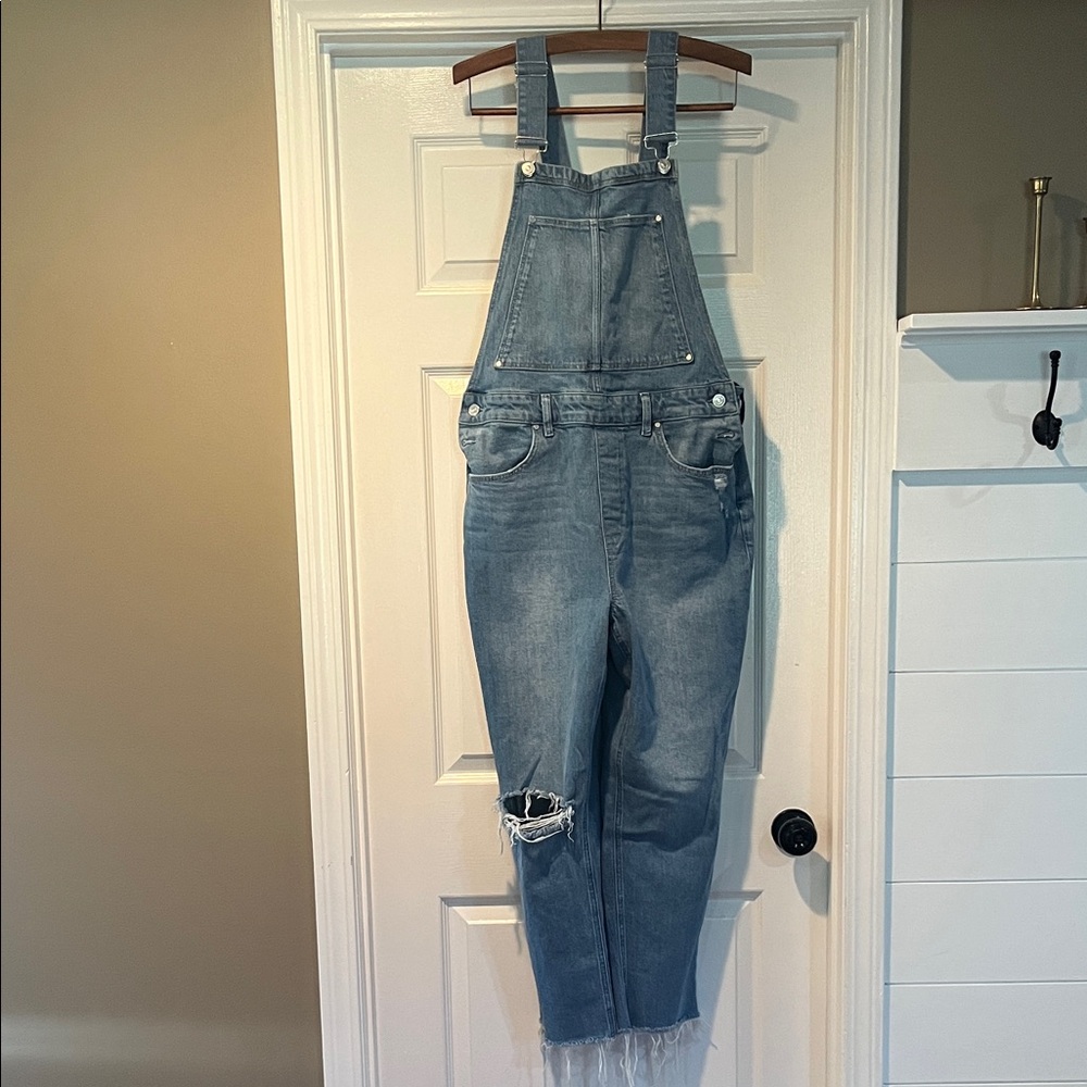 PAIGE Light Blue overall jumper  Denim Jeans